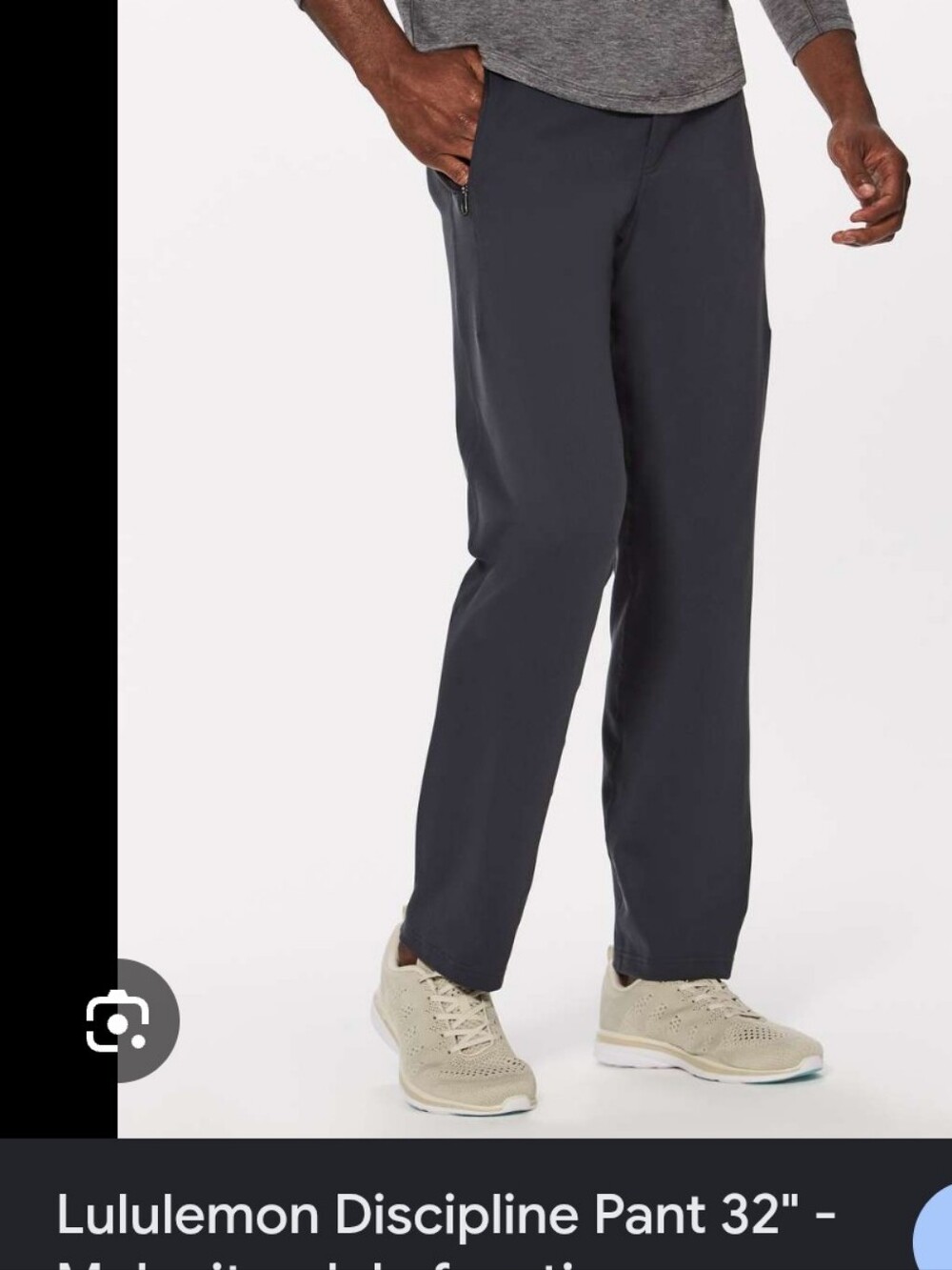 Lululemon Size M Men's Gray Discipline Pants - Comfortable Everyday Wear